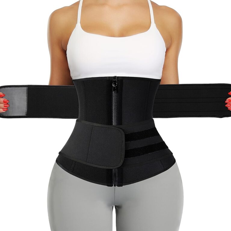 Read more about the article KIWI RATA Neoprene Sauna Waist Trainer Corset Sweat Belt for Women Compression Cincher Band Workout Fitness Back Support