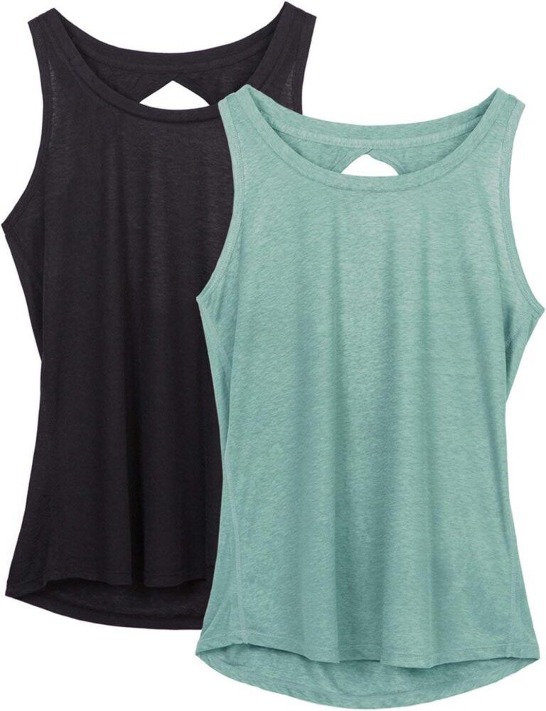 Read more about the article icyzone Women’s Lightweight Breathable Open Back Workout Athletic Yoga Tank Tops