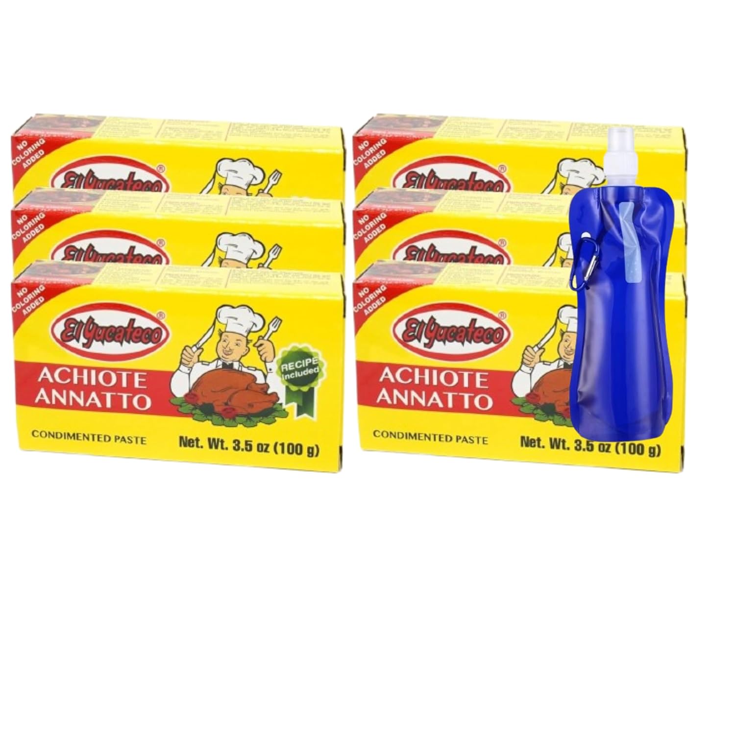 Read more about the article K-Tech USA Achiote Paste – Pack of Six (6) 3.5 oz Mexican Seasoning Condiment with collapsible bottle