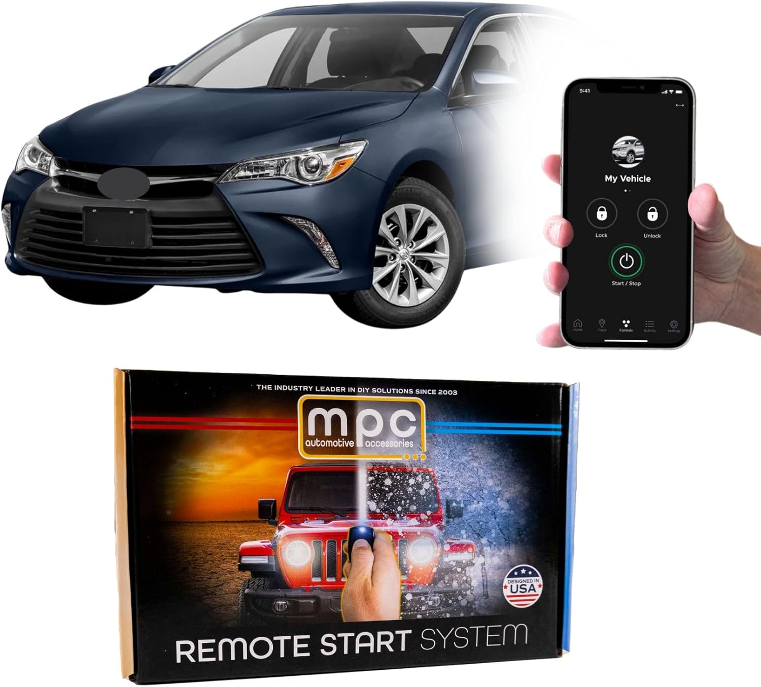 Read more about the article MPC Remote Start Kit Compatible with Toyota Camry 2012-2017 || Phone App Control || Plug and Play || Lock 3X to Start || USA Tech Support