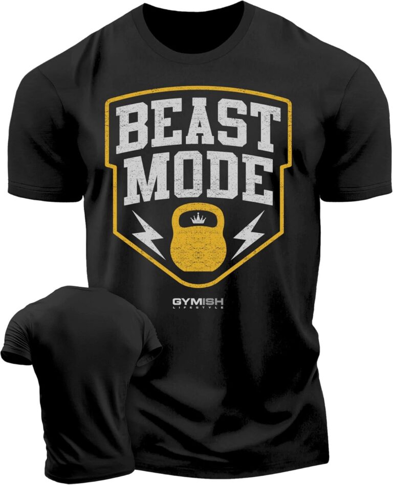 Read more about the article Beast Mode Workout Gym Shirt for Men, Motivational Gym Weightlifting T-Shirt
