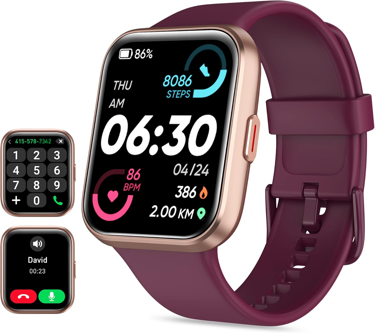 Read more about the article Tensky Smart Watch for Men Women(Call Receive/Dial), Alexa Built-in, 1.7″ Touch Screen Fitness Tracker with Heart Rate Sleep Tracking, 60 Sports Modes, 5ATM Waterproof Smartwatch for Android iPhone