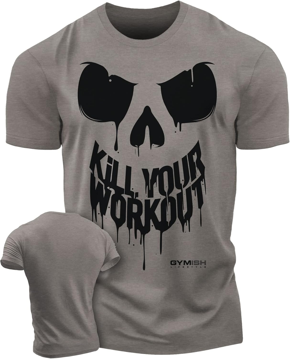 Read more about the article KillWorkout Shirts for Men, Funny Workout Gym Shirt Lifting T-Shirt (XXL, KillWorkout Skull WarmGrey)