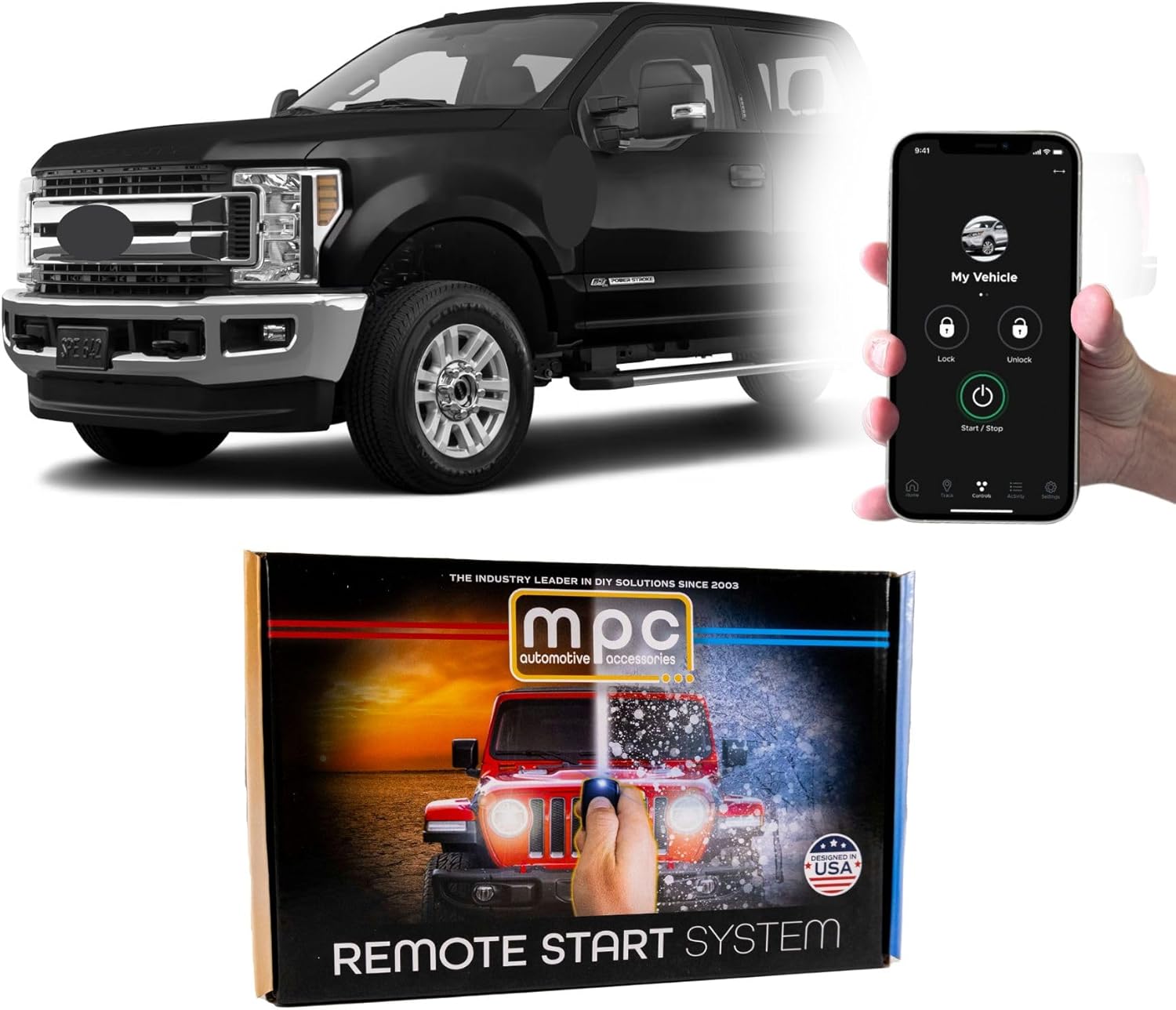 Read more about the article MPC Plug-n-Play Smartphone Activated Remote Start Kit Compatible with Ford F-350 Super Duty 2017-2019 |Diesel ONLY| Plugin T-Harness – Firmware Preloaded – 1 Year Service Included – USA Tech Support