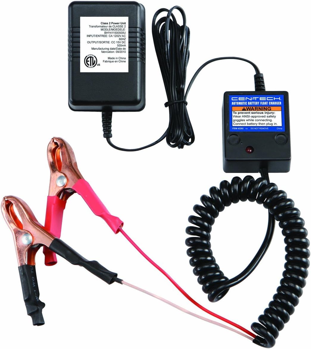 Read more about the article 12 Volt Automatic Battery Float Trickle Charger by Cen-Tech
