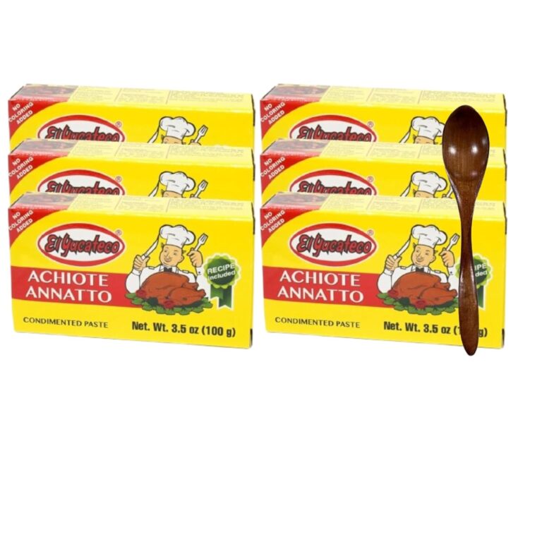 Read more about the article K-Tech USA Achiote Paste – Pack of Six (6) 3.5 oz Mexican Seasoning Condiment with wooden spoon