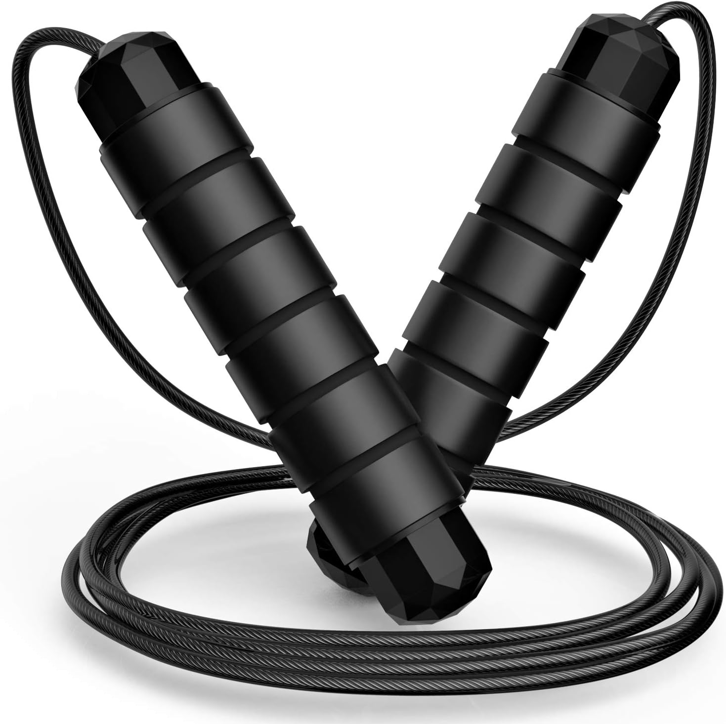 Read more about the article Jump Rope, Tangle-Free Rapid Speed Jumping Rope Cable with Ball Bearings for Women, Men, and Kids, Adjustable Steel Jump Rope with Foam Handles for Home Gym Exercise Fitness Workout Equipment & Slim Body