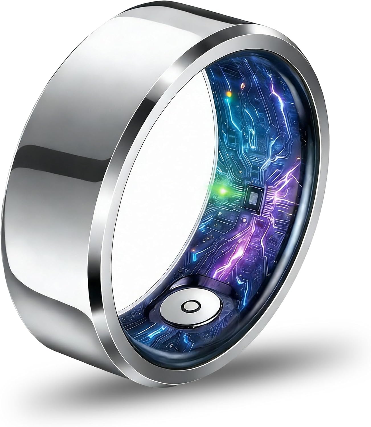 Read more about the article Smart Ring for Women & Men, Health & Fitness Tracker with Heart Rate/Sleep Monitoring/Blood Pressure,5ATM Waterproof,Activity Trackers with Free App,Stylish Fitness Ring Birthday Gift(Size 8, Silver)