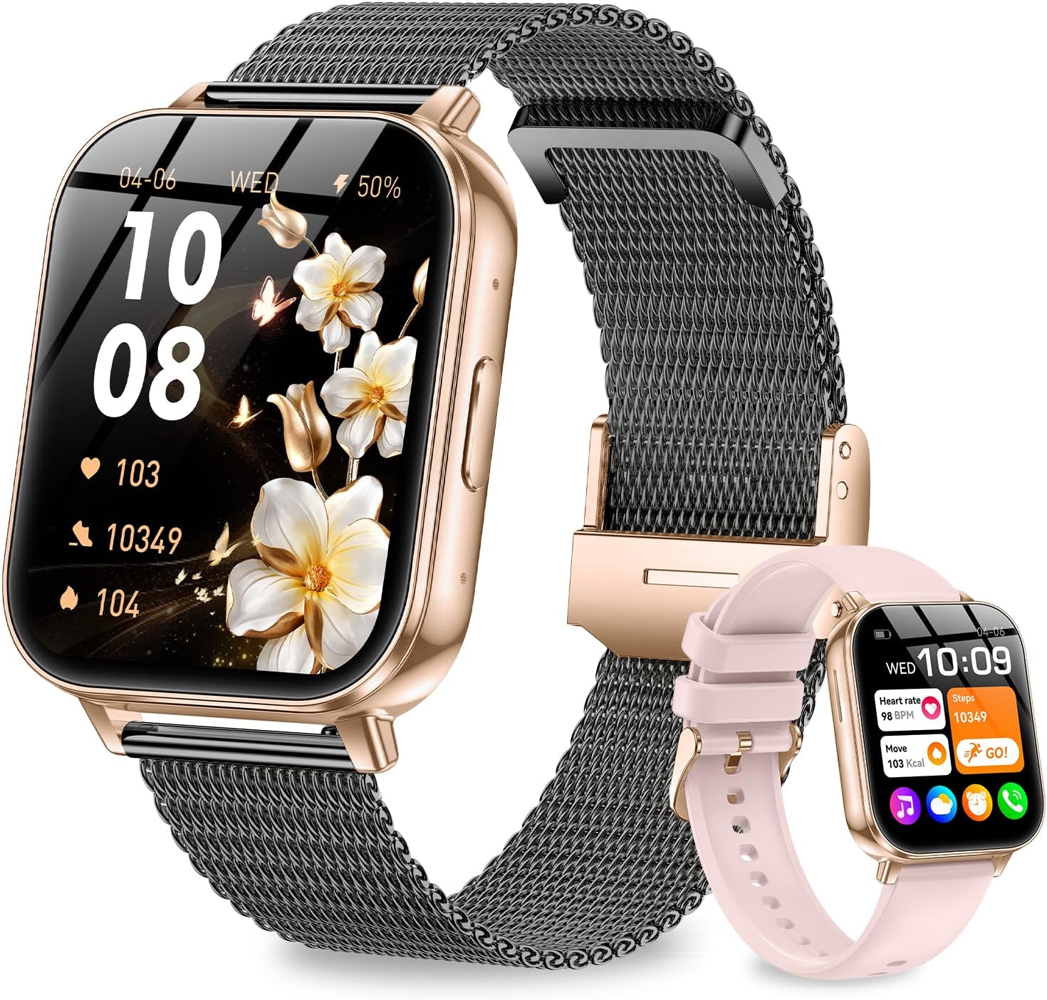 Read more about the article Smart Watch for Women Men, 1.83″ HD Touch Screen, 1000mAh 30-Day Battery, Fitness Tracker with Heart Rate SpO2 Sleep Monitor, 120+ Sports, IP68 Waterproof Compatible with Android iPhone