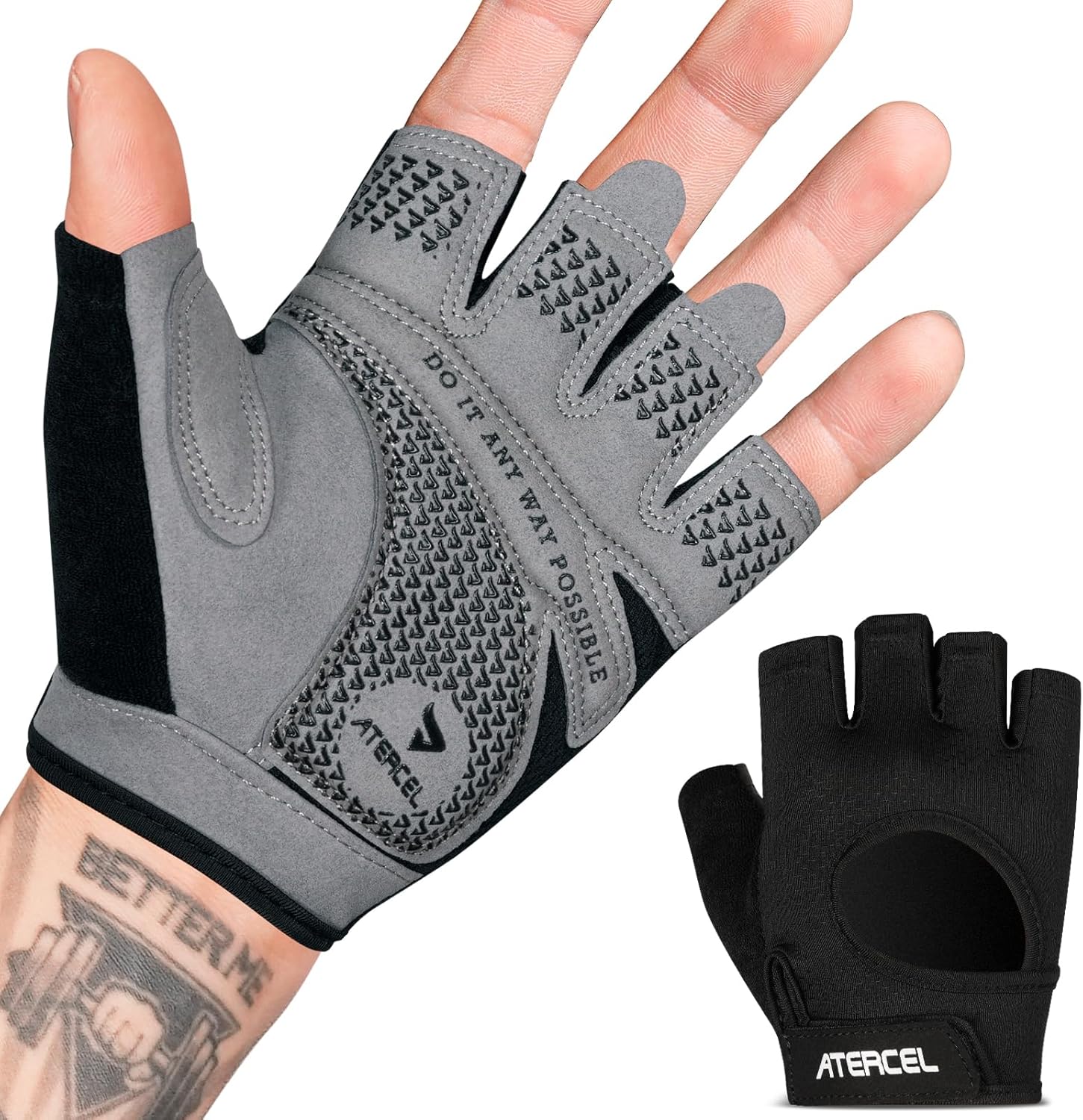 Read more about the article ATERCEL Weight Lifting Gloves Full Palm Protection, Workout Gloves for Gym, Cycling, Exercise, Breathable, Super Lightweight for Mens and Women