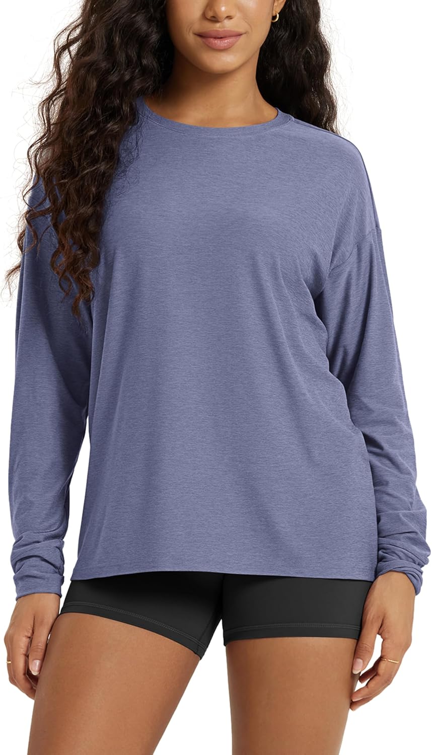 Read more about the article ODODOS Women’s Long Sleeve Tee – Ultra Soft odSTRATUM Tech Performance Top UPF 50+ Crew Neck Oversized T-Shirts