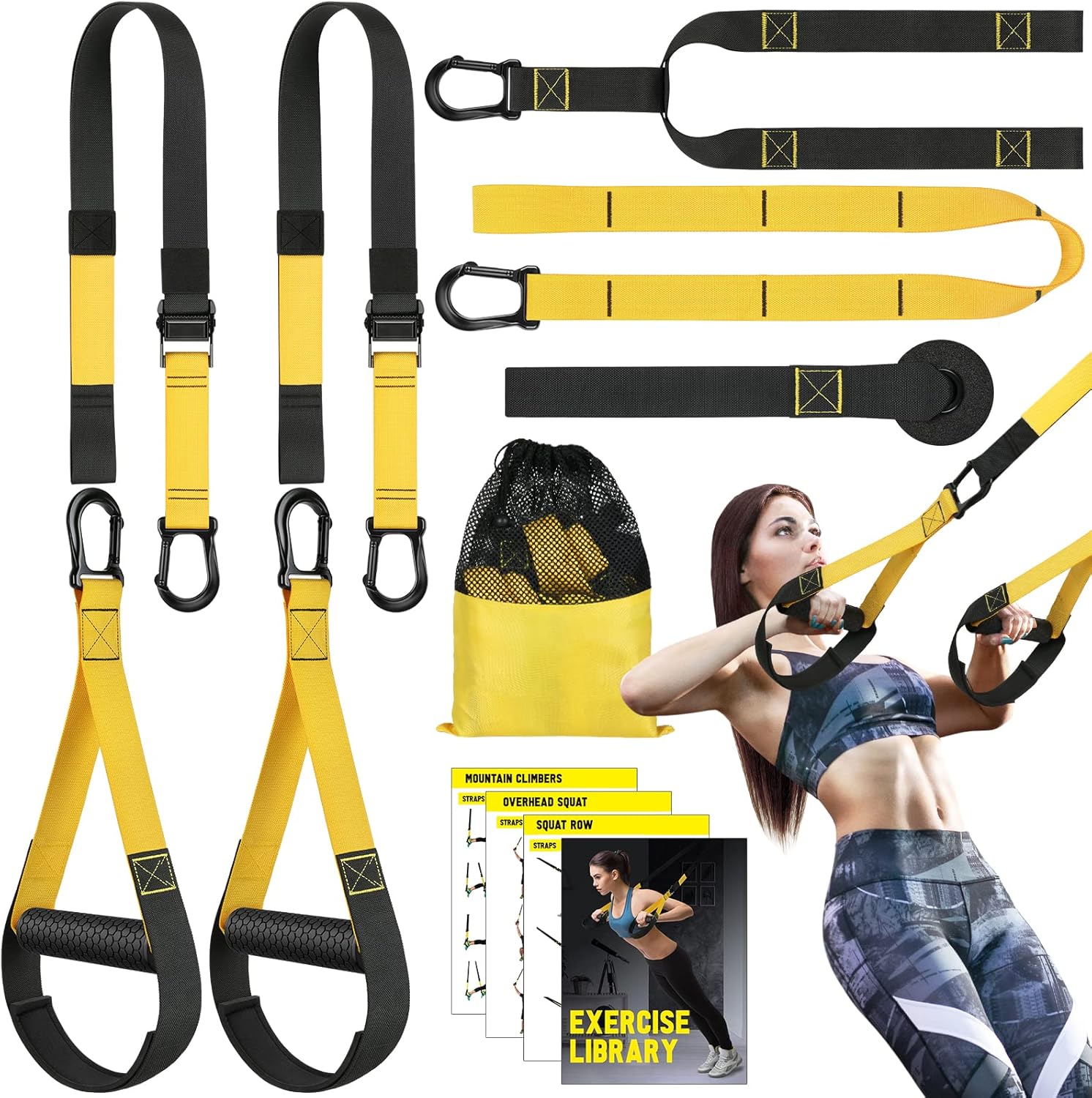 Read more about the article Home Resistance Training Kit, Resistance Trainer Fitness Straps for Full Body Workout, Bodyweight Resistance Bands with Handles, Door Anchor, Heavy Duty Exercise Bands for Home Gym Workout Equipment