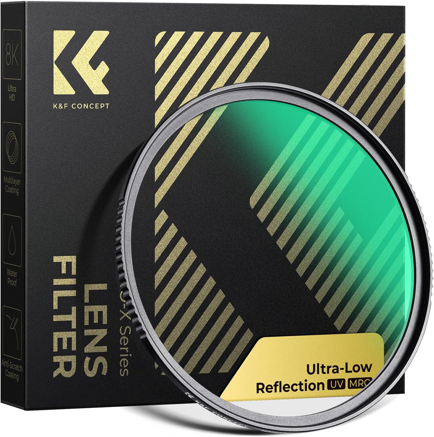 Read more about the article K&F CONCEPT 77mm Ultra-Low Reflectivity MCUV Lens Protection Filter 28 Multi-Layer Coatings Ultra-Slim HD Waterproof Scratch Resistant Lens UV Filter (Nano-X Series)