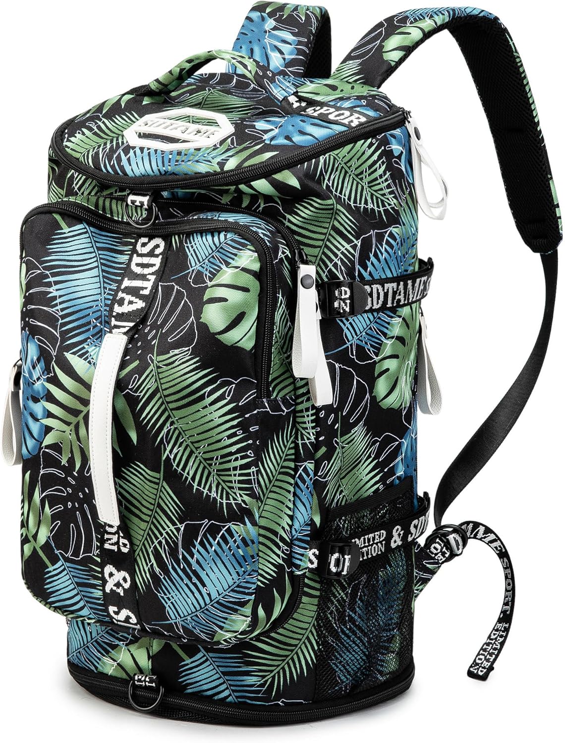 Read more about the article Gym Duffle Bag Backpack with Shoe Compartment,4 ways Travel Backpack for Women and Men,Multi-Functional Weekender bag with Waterproof Layer&Laptop Compartment for Fitness, Travel,Camping