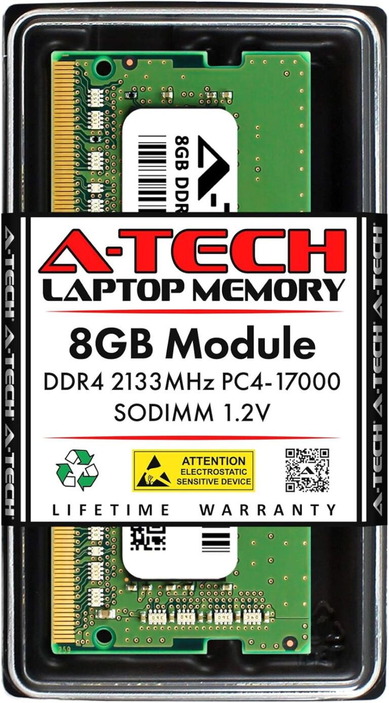 Read more about the article A-Tech 8GB DDR4 2133 MHz SODIMM PC4-17000 (PC4-2133P) CL15 Non-ECC Laptop RAM Memory Module