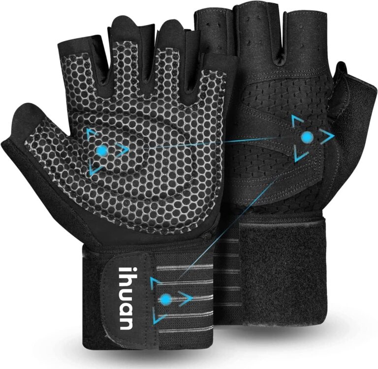 Read more about the article ihuan Ventilated Weight Lifting Gym Workout Gloves with Wrist Wrap Support for Men & Women, Full Palm Protection, for Weightlifting, Training, Fitness, Hanging, Pull ups