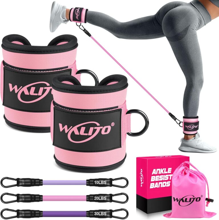 Read more about the article WALITO Ankle Resistance Bands with Cuffs, Exercise Bands for Legs and Butt, Booty Workout Equipment for Kickbacks and Hip Fitness Training