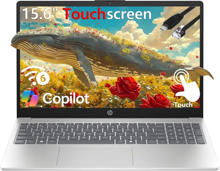 Read more about the article HP Touchscreen Laptop Computer Lightweight for Student (2026 Edition) • Office 365 • Intel Core i3 • 16GB RAM, 256GB SSD • 15.6″ • Numeric Keypad • Windows 11 Home • Type C RJ45 Cable