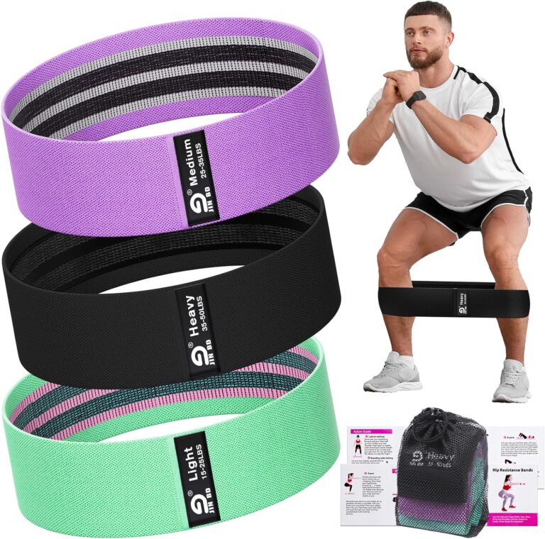 Read more about the article Fabric Resistance Bands Set – Booty Bands for Legs & Glutes, 3 Resistance Levels, Non-Slip Workout Bands for Women & Men, Ideal for Yoga, Pilates, Fitness, and Home Workouts