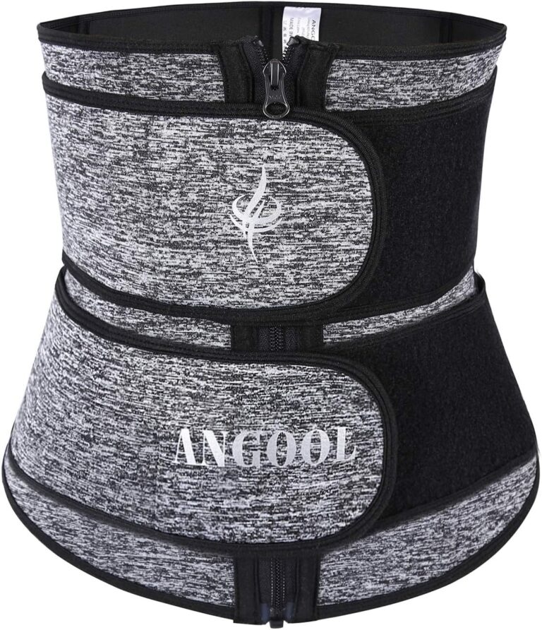 Read more about the article ANGOOL Neopren Waist Trainer for Women,Workout Plus Size Trimmer Belt Sauna Sweat Corset Cincher with Zipper