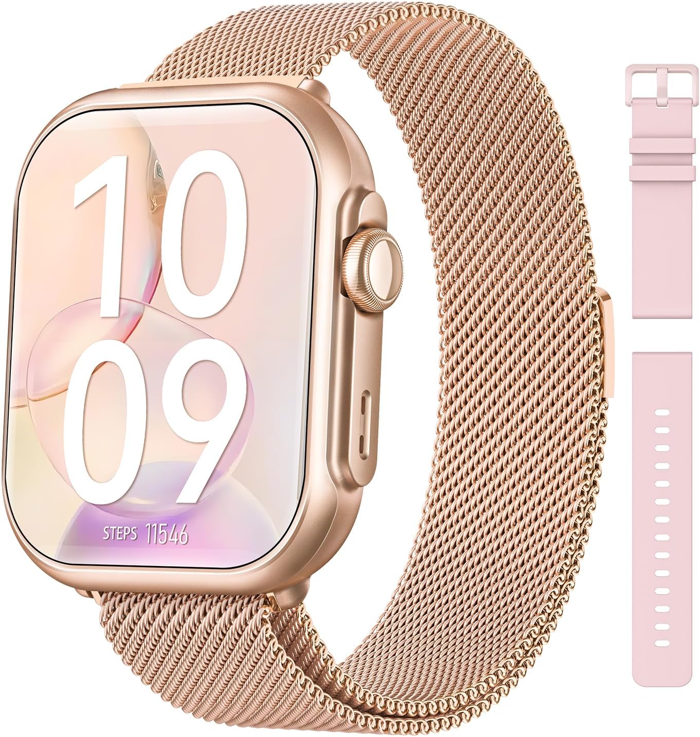 Read more about the article Smart Watch for Women Men Fitness: Smart Watch for iPhone&Android Bluetooth Call with SpO2 Sleep Heart Rate Monitor,IP68,Fitness Tracker with 120+Sport,Reloj Inteligente 30 Day+Battery Life, 2 Bands