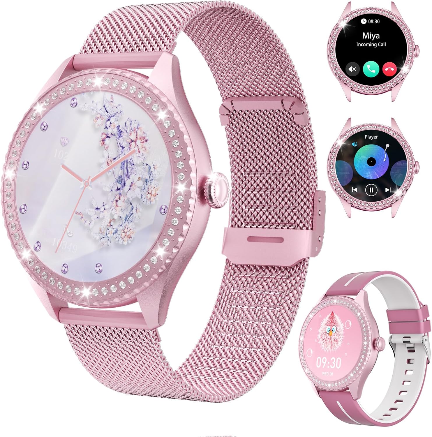 Read more about the article Smart Watch for Women – Make/Answer Call, 1.32″ IP67 Waterproof Fitness Watch with Heart Rate Sleep Monitor, 100+ Sports Modes Activity Tracker, Step Counter Smartwatch (Violet)