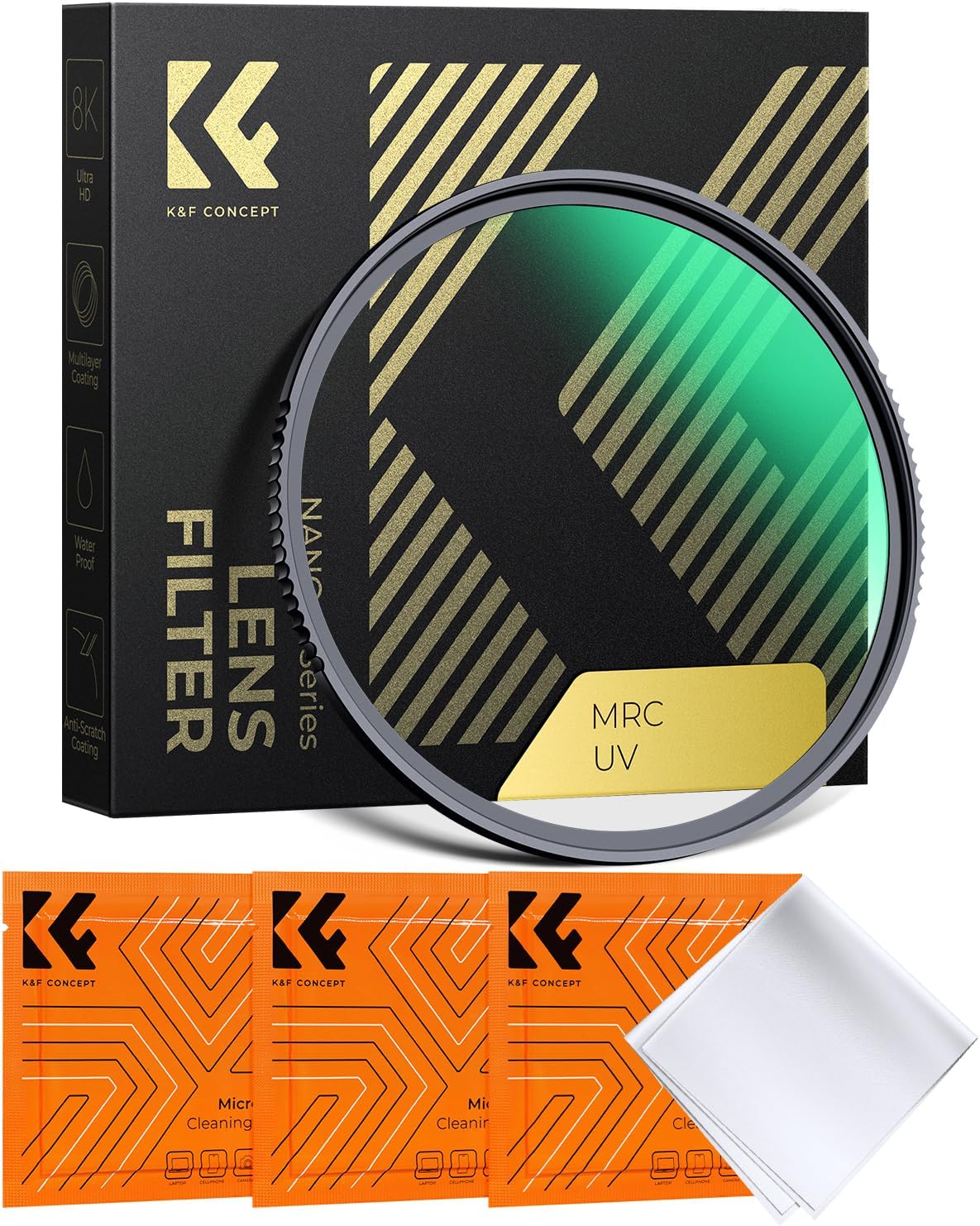 Read more about the article K&F CONCEPT 67mm MC UV Protection Filter with 28 Multi-Layer Coatings HD/Hydrophobic/Scratch Resistant Ultra-Slim UV Filter for 67mm Camera Lens (Nano-X Series)