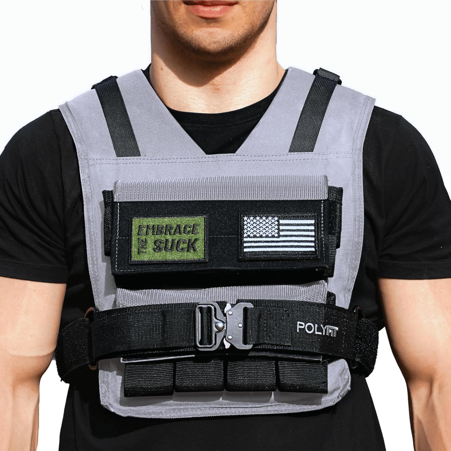 Read more about the article Polyfit (Warrior) Adjustable Weighted Vest – 25lb | 35lb | 45lb – Weight Vest with Adjustable Iron Weights for Men and Women for Workouts, Strength Training, Rucking