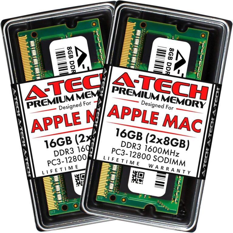 Read more about the article A-Tech 16GB Kit (2x8GB) RAM for Apple MacBook Pro (Mid 2012), iMac (Late 2012, Early/Late 2013, Late 2014, Mid 2015), Mac mini (Late 2012) | DDR3 1600MHz PC3-12800 SODIMM 204-Pin Memory Upgrade