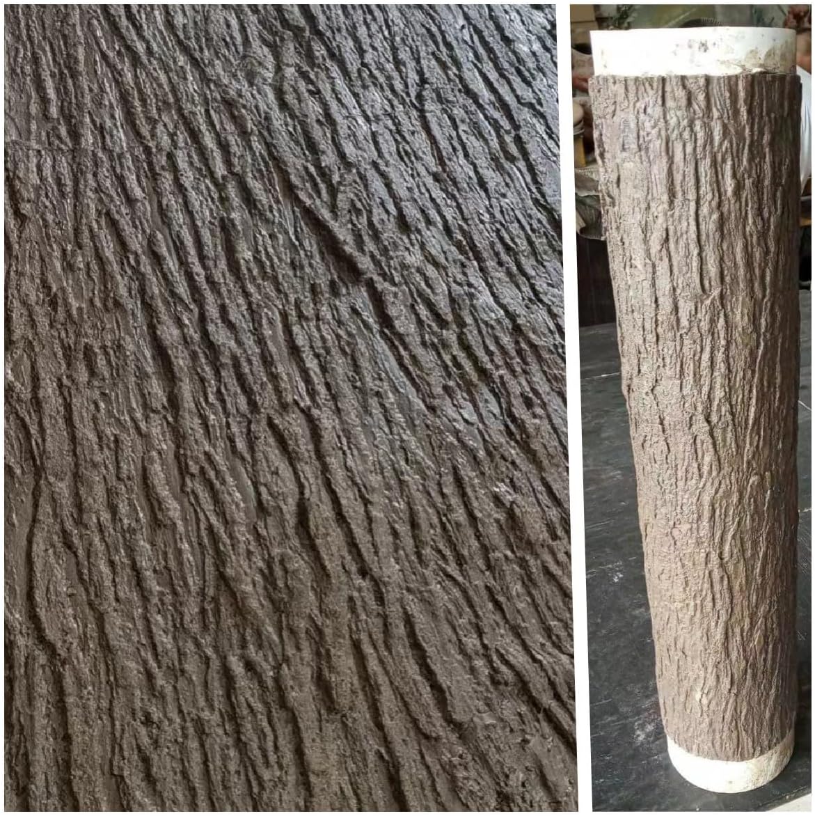 Read more about the article Artificial Tree Bark, 19.69×39.37 Inch Fake Bark for Pillars Pipes Decor, Cuttable Simulation Tree Bark for Columns, Walls, Floors, Tree Decoration