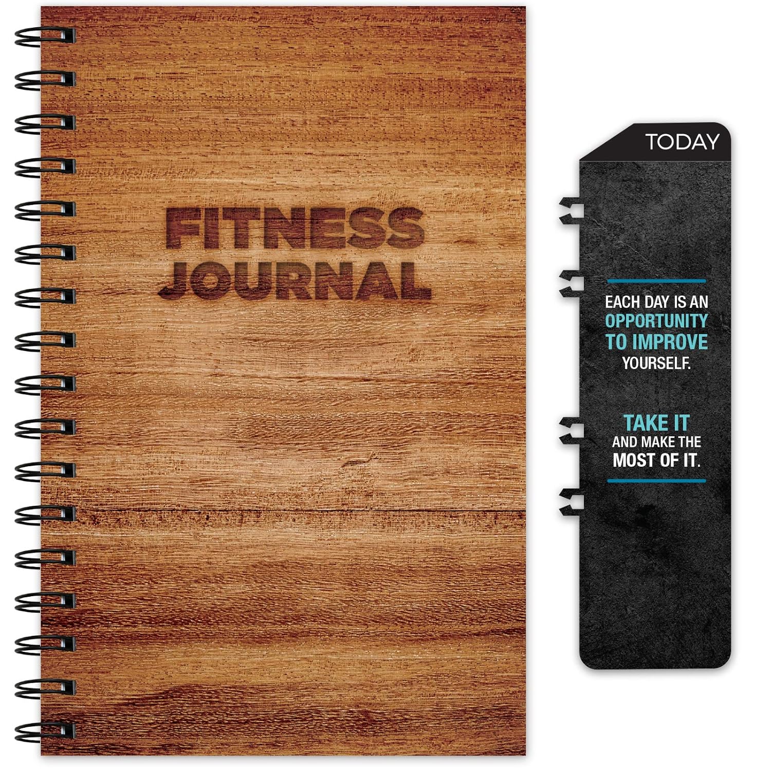 Read more about the article Global Printed Products Workout Fitness Journal Nutrition Planners: Clip-in Bookmark, Sturdy Binding, Thick Pages & Laminated Protective Cover (Brown)
