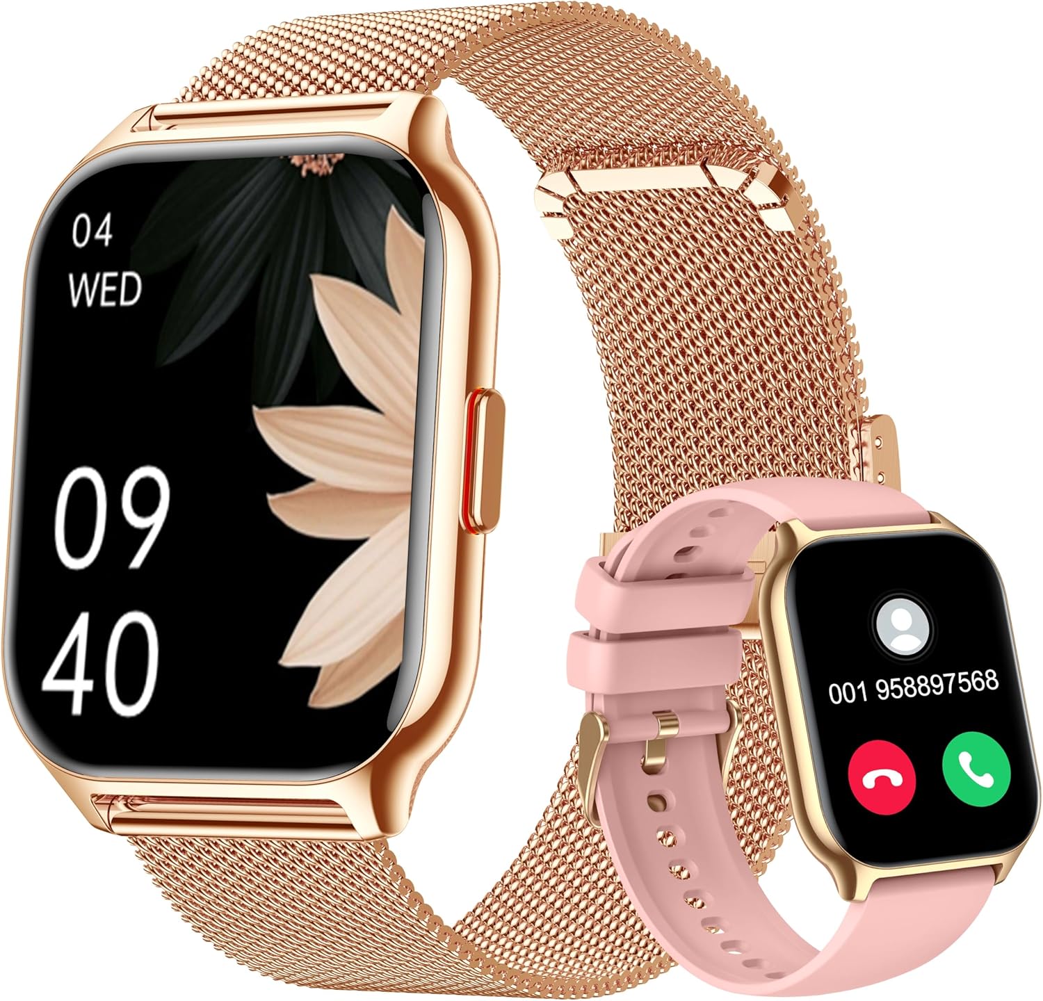 Read more about the article Smart Watch 45mm for Women Men(Dial/Answer Calls), 2.0″ Fitness Tracker Watch with Heart Rate/Blood Pressure/Blood Oxygen Monitor for Android iOS
