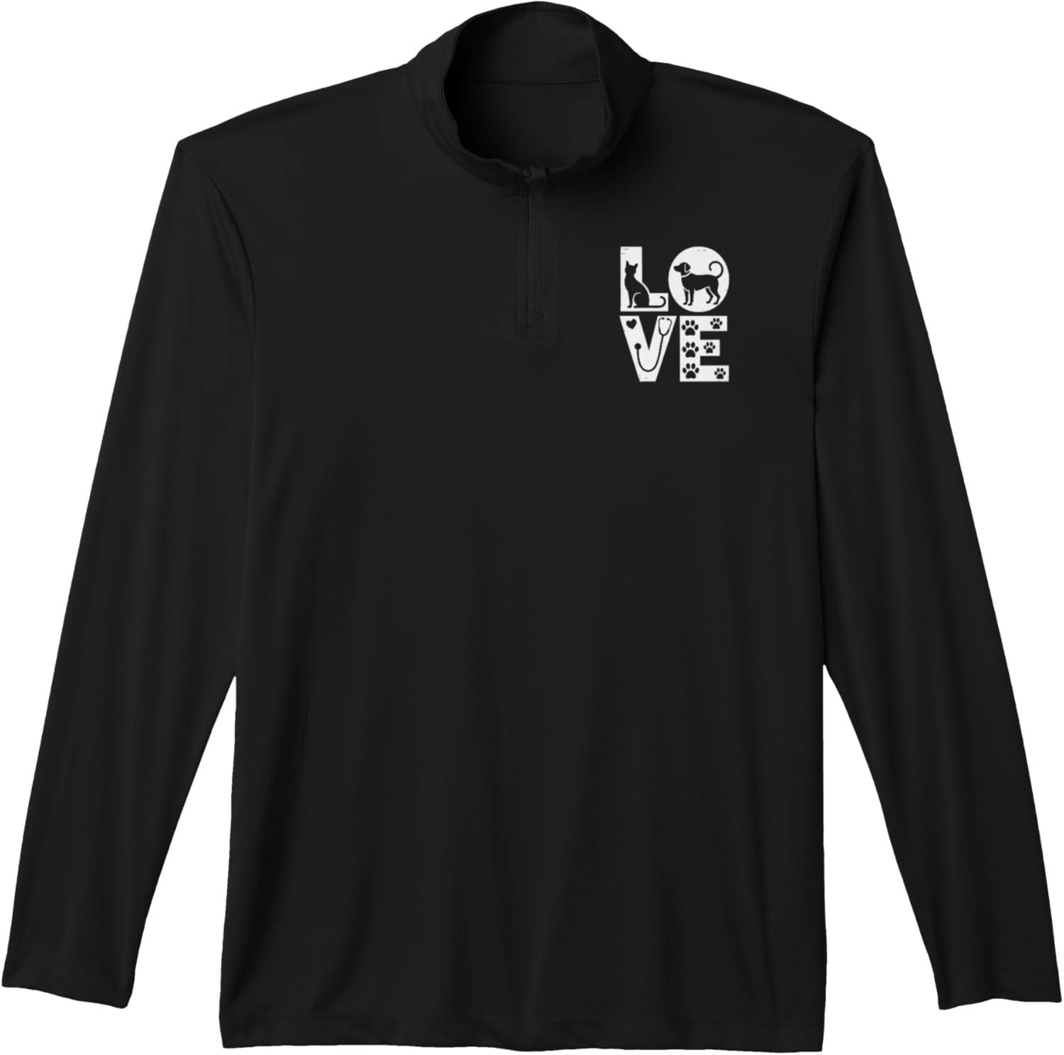 Read more about the article Veterinary Technician Coffee Vet Tech Animal Clinic Performance Quarter-Zip Top