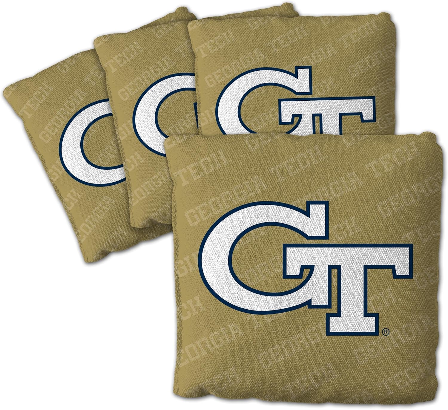 Read more about the article YouTheFan Officially-Licensed NCAA Set of 4 Cornhole Bags – All Weather Regulation 6” x 6” Size – 16oz Weight – Designed in USA