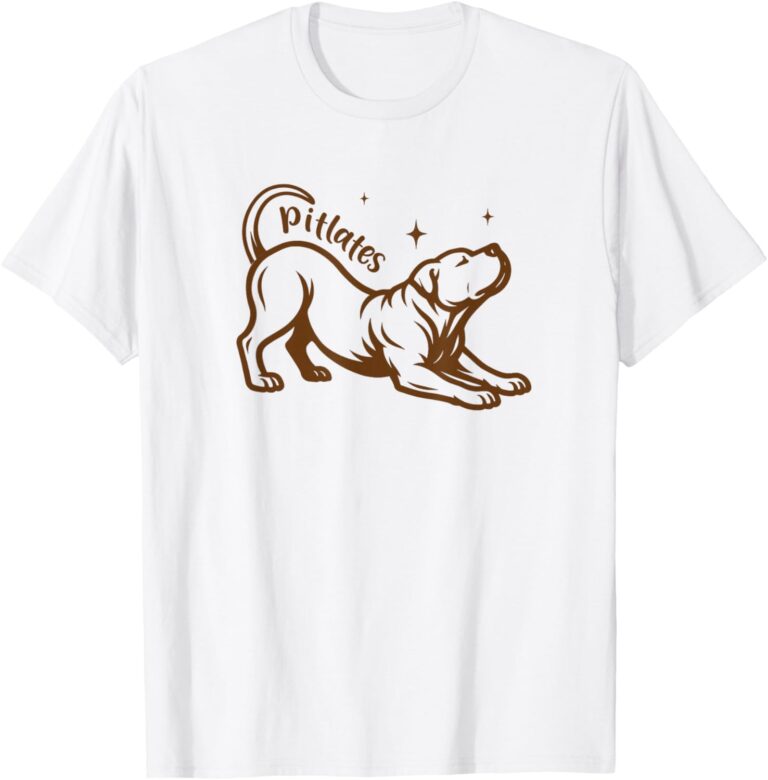 Read more about the article Pilates Pitbull Dog Lover Stretching Workout Fitness Pitlate T-Shirt