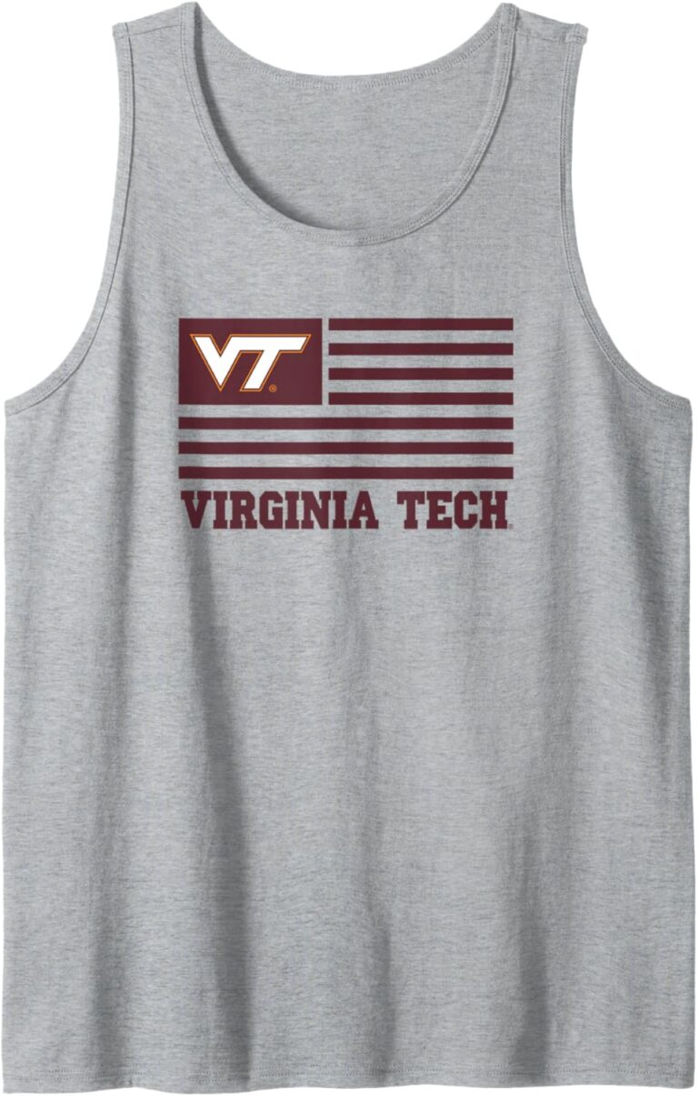 Read more about the article Virginia Tech Hokies Patriotic American Flag Tank Top