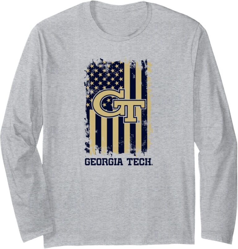 Read more about the article Georgia Tech Yellow Jackets Patriotic Retro American Flag Long Sleeve T-Shirt