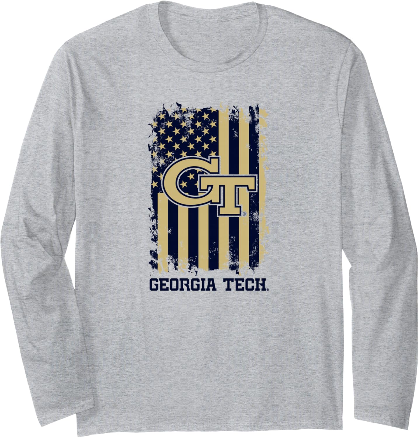 Read more about the article Georgia Tech Yellow Jackets Patriotic Retro American Flag Long Sleeve T-Shirt