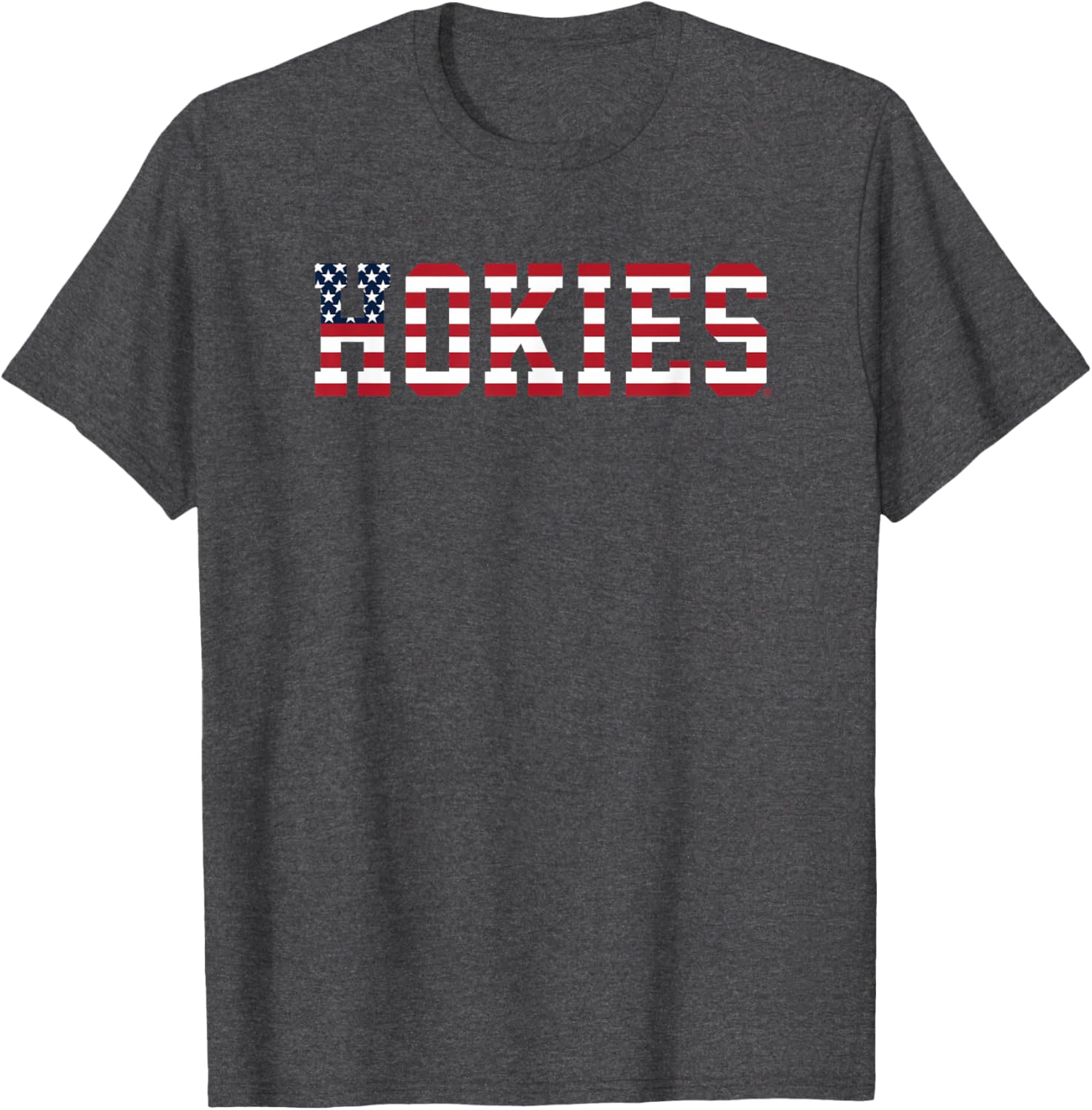 Read more about the article Virginia Tech Hokies Patriotic American Flag Letters T-Shirt