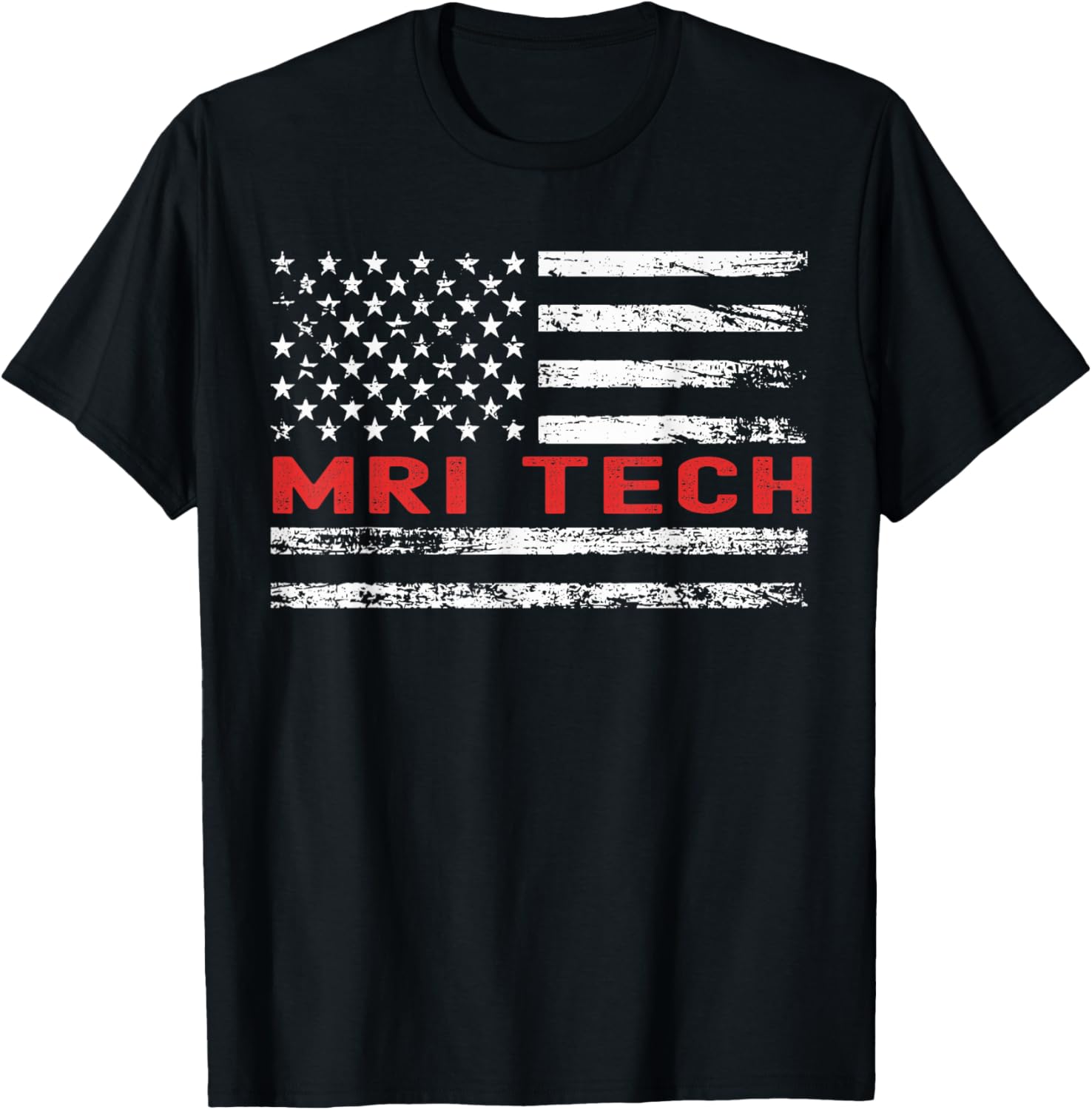 Read more about the article MRI Tech USA Flag Profession Retro Job Title T-Shirt for Women Men