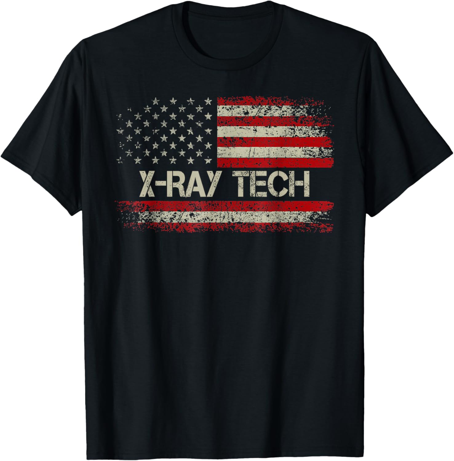 Read more about the article X-ray Tech – Vintage American Flag US Patriotic X-ray Tech Women Men T-Shirt