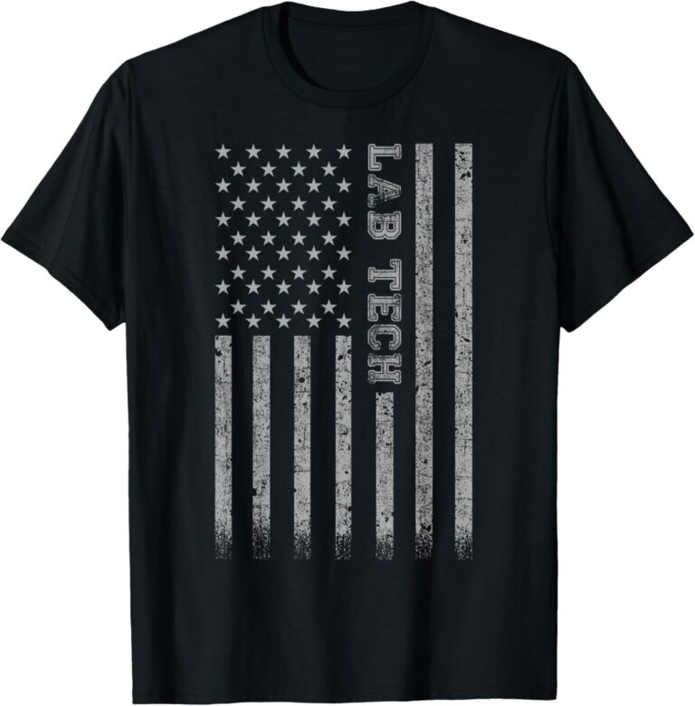 Read more about the article Lab Tech American Flag T-Shirt