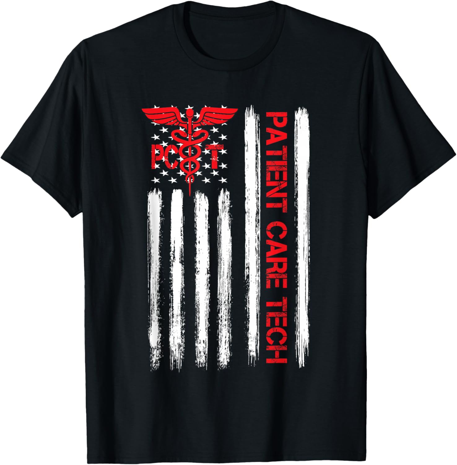 Read more about the article Patient Care Technician American Flag US Patient Care Tech T-Shirt