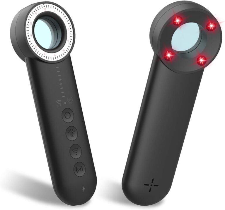 Read more about the article 2025 Latest Upgraded Version Hidden Camera Detectors, 5 Levels Sensitivity Camera Detector Spy Camera Finder, Hidden Bug and Camera Detector, GPS Tracker Detector for Car, Home, Travel, Hotel, Office