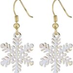 Christmas Earrings for Women Cute Xmas Tree Snowflake Dangle Drop Holiday Earrings Winter Decoration Jewelry Gifts