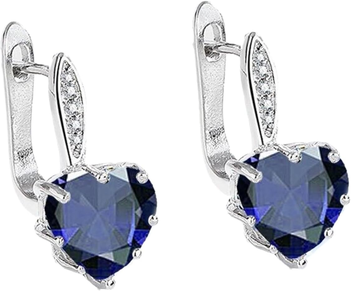 Read more about the article Sterling Silver Earrings for Women 2025 Love Heart Shape Stud Earrings Valentines Day Gifts Wedding for Her Birthday Jewelry