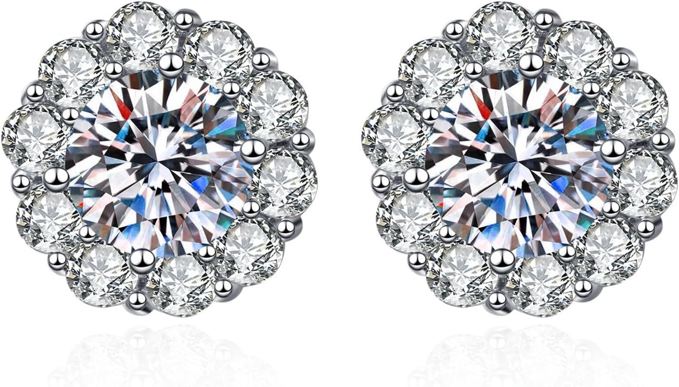 Read more about the article 925 Sterling Silver Earrings for Women Diamond/Bow Earrings Jewelry Birthday Wedding for Her