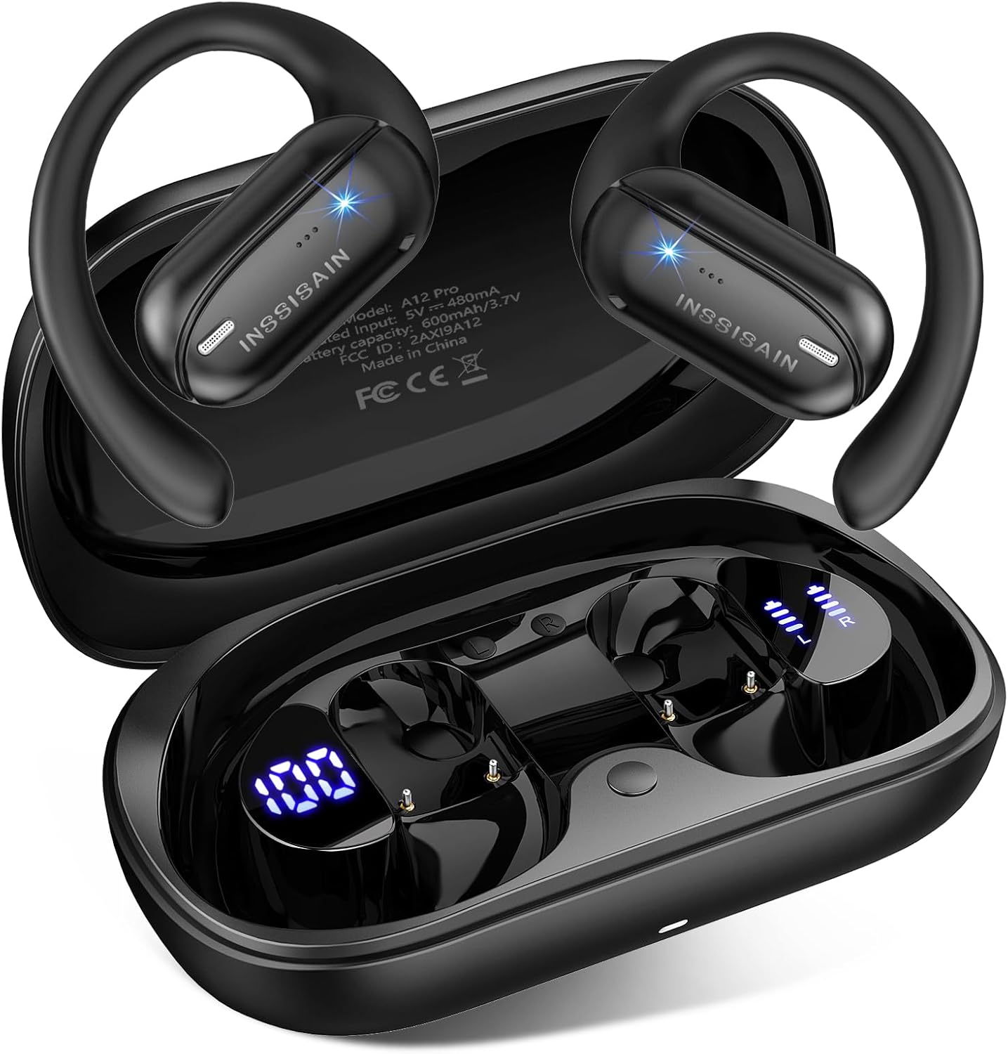 Read more about the article AI Translation Earbuds Real Time – 164 Languages Translator Earbuds, 4-in-1 Wireless Bluetooth Earphones with Audifonos Traductores Inglés Español for Travel Business Meeting Learning, Magic Black