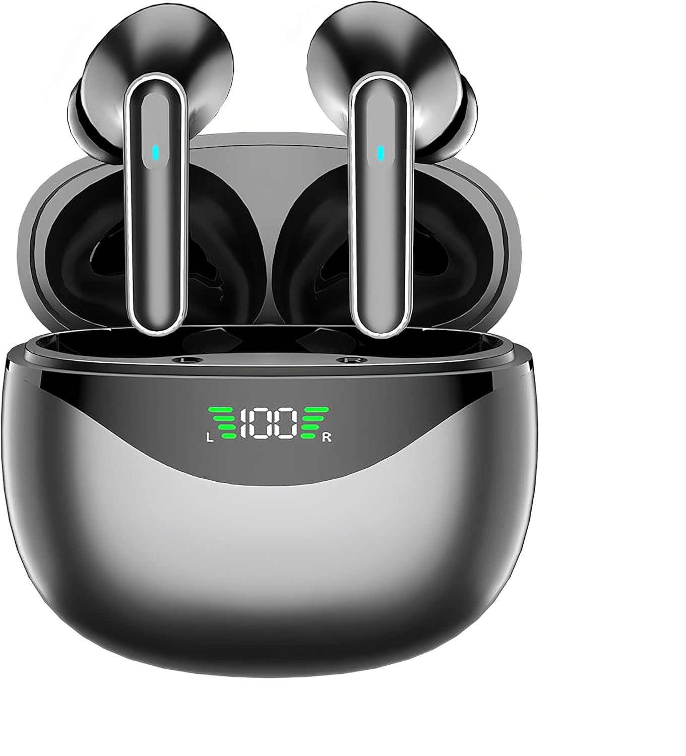 Read more about the article Digital Pro 4 Wireless Earbuds, Bluetooth 5.4, Hi-Fi Stereo Sound, Long Battery Life, Hands-Free Calling, Dual LED Display, USB-C Fast Charging, Compatible with Android/iOS. (Black)