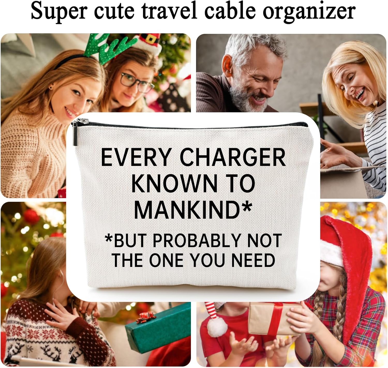 You are currently viewing ZUYUROU Travel Cable Organizer Pouch Electronic Accessories Carry Case Portable Waterproof Storage Bag, Gift for Gadget Lovers or Frequent Flyers, Christmas Gifts for Dad, Husband, Man, Mum, Sisters